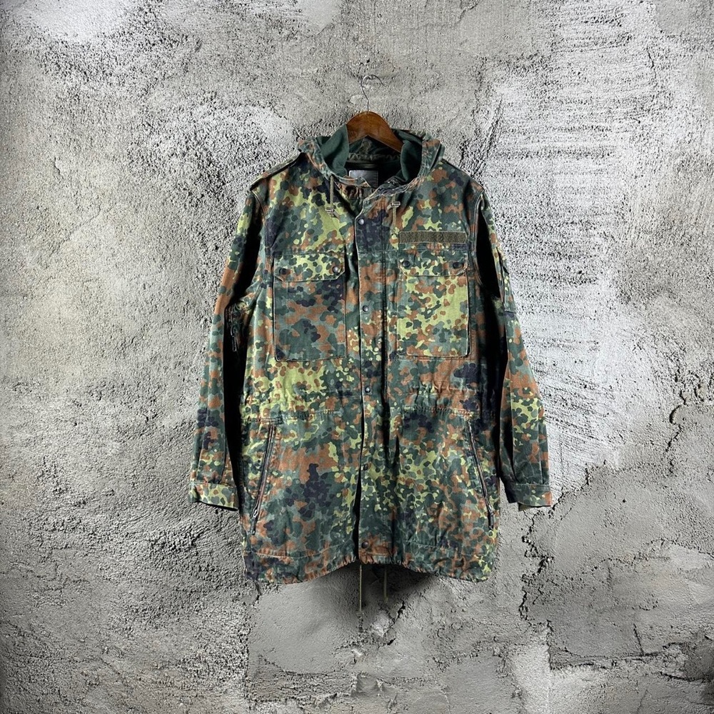 Hooded Military camo jacket🪖